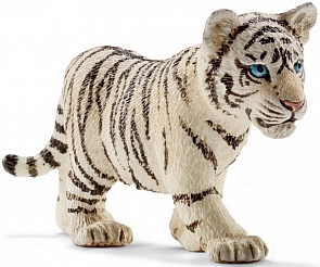 Фигурка Тигренок белый стоящий, размер 2 х 6 х 3 см. (Schleich, 14732k)